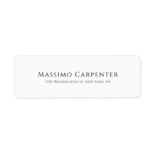 Elegant Plain Simple Modern Minimalist