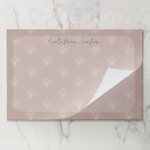 Elegant Plaster Pink Peach Pretty Floral Lotus