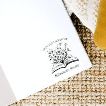 Elegant Playful Book Custom From The Library Of