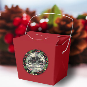 Elegant Poinsettia and Berries Small Classic Round Sticker