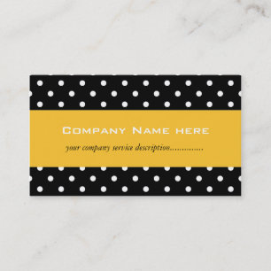 Elegant  polka dots profile cards