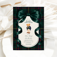 Elegant Polo Teddy Bear Boy Baby Shower