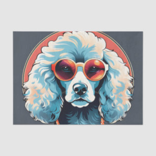 Elegant Poodle Portrait Tissue Paper