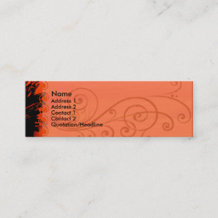 Elegant Poppy Business Card