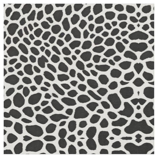 Elegant Popular Luxury White Leopard Collection Fabric (Close Up)