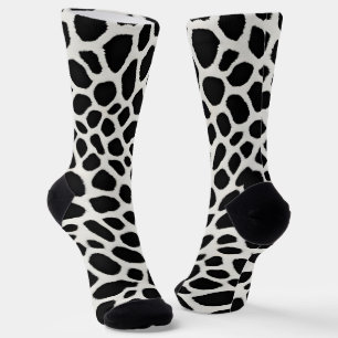 Elegant Popular Luxury White Leopard Collection Socks