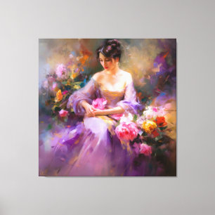 Elegant Portrait Canvas Print