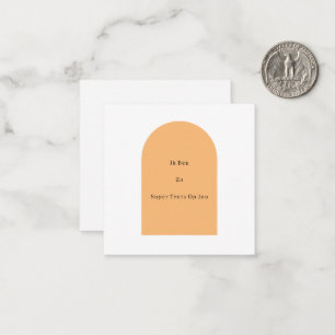 Elegant Positive Trots On Jou Quote Card