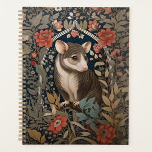 Elegant Possum William Morris Inspired Floral Planner
