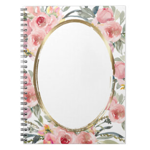  Elegant Pretty Floral Notebook