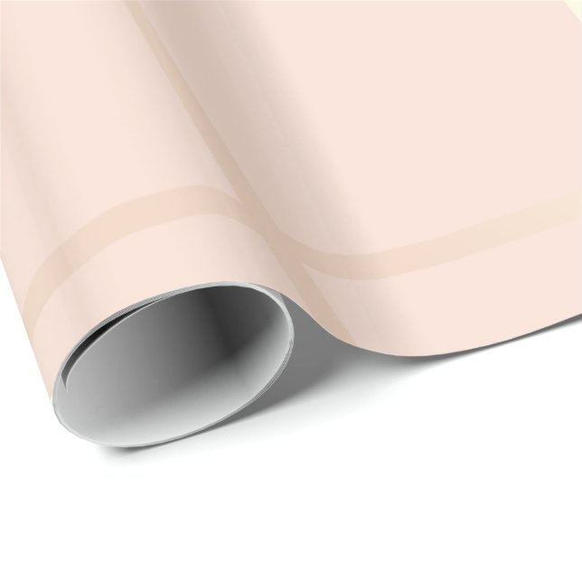 Elegant pretty rose gold & blush pink geometric wrapping paper (Roll Corner)
