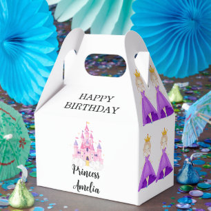 Elegant Princess Birthday Celebration Favour Box