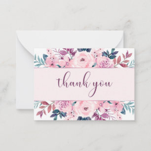 elegant printable thank you card