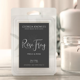 Elegant Product Label Sticker Black And White