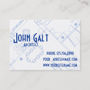 Elegant Professional Architect Business Card