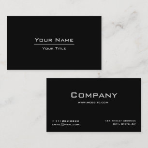 Elegant Professional Business Card