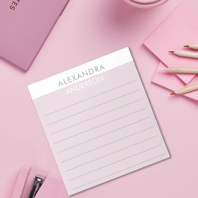 Elegant Professional Chic Minimal Notepad (Elegant Professional Chic Minimal Notepad)