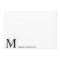 Elegant Professional Classic Corner Black Monogram