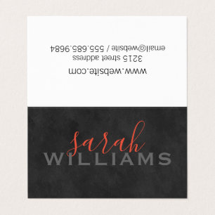 Elegant Professional Cursive / Grey Business Card