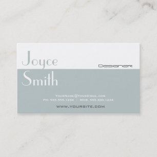 Elegant Professional Designer Interior Decorator 4 Business Card