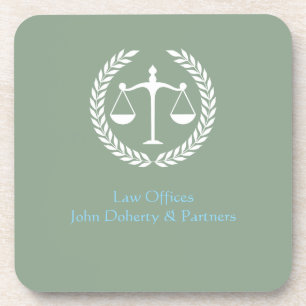 Elegant Professional for Lawyers Law Firm Office Coaster