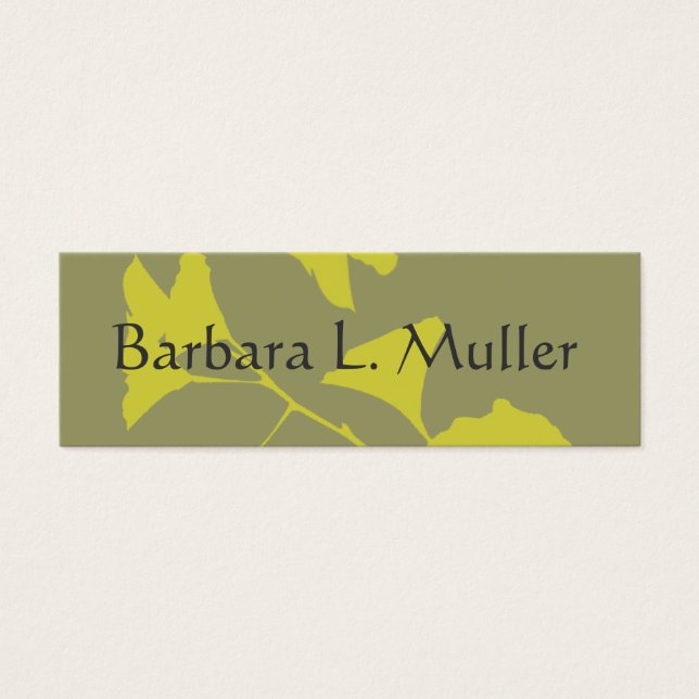 Elegant Professional Glowing Ginkgo Leaves (Front)