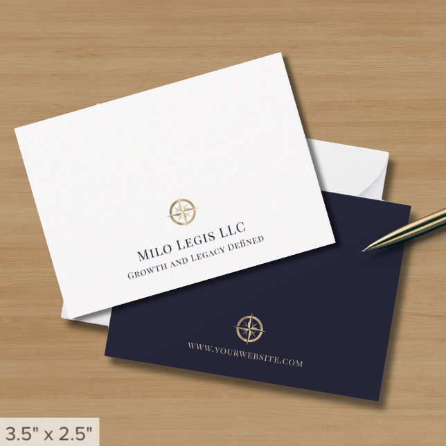 Elegant Professional Gold Logo  Card (Creator Uploaded)