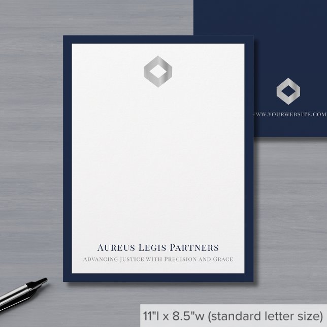 Elegant Professional Letterhead Custom Logo (Creator Uploaded)