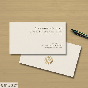 Elegant Professional Logo Business Card