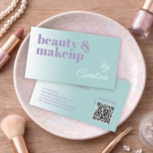 Elegant Professional Makeup Artist Business Card