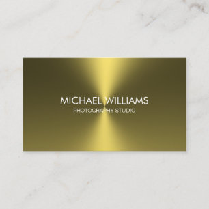 Elegant professional metal white shining black business card
