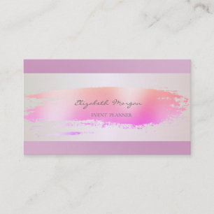 Elegant Professional Modern, Brush Stroke Business Card