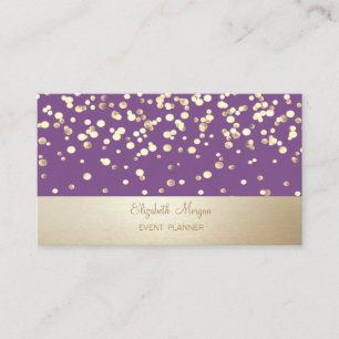Elegant Professional, Modern,Confetti Business Card
