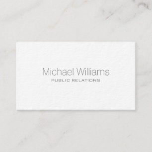 ELEGANT PROFESSIONAL MODERN MINIMALIST TARGET BUSINESS CARD