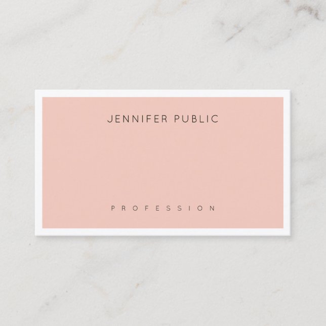 Elegant Professional Modern Simple Sophisticated Business Card (Front)