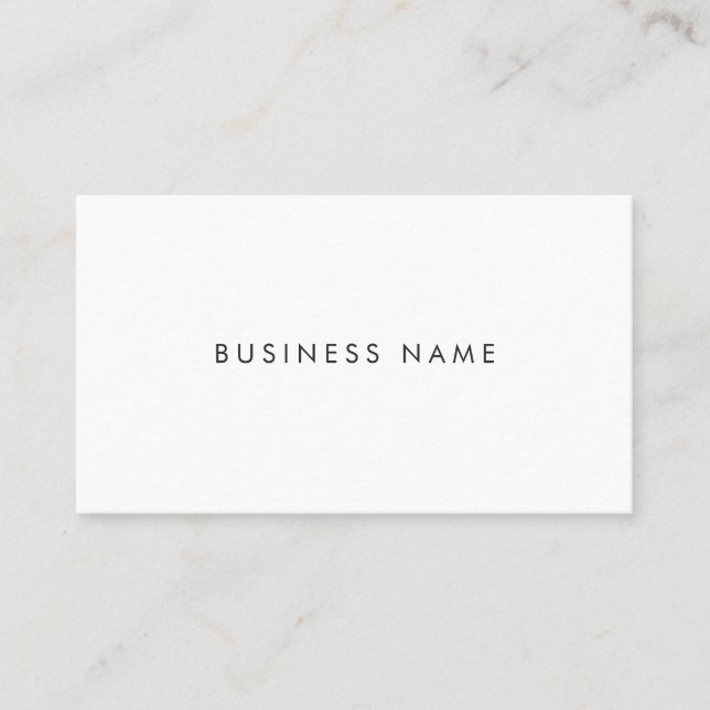Elegant Professional Modern Simple Template Business Card (Front)