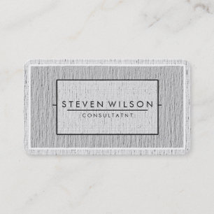 Elegant Professional Modern Subtle Plain Business Card