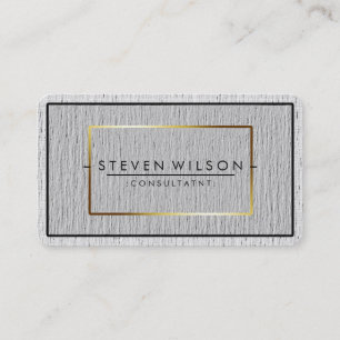 Elegant Professional Modern Subtle Plain Gold Business Card