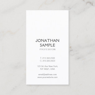 Elegant Professional Modern Template Vertical Business Card