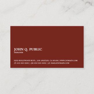 Elegant Professional Monogram Business Card