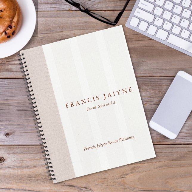Elegant Professional Neutral Tones Business Notebook (Elegant Professional Neutral Tones Business Notebook)
