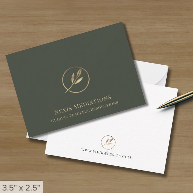 Elegant Professional Note Cards with Logo (Creator Uploaded)