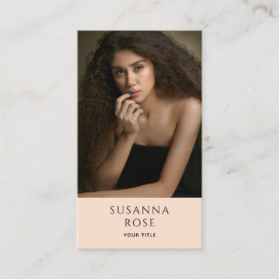 Elegant Professional Photo Modern Business Card