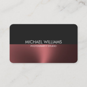 Elegant Professional Polished Metal Business Card