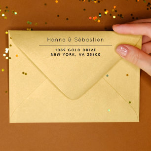Elegant Professional Return Address Self-inking  Stamp
