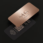 Elegant Professional Rosegold Black Modern
