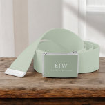 Elegant Professional Simple Monogram Minimalist Belt<br><div class="desc">Introducing our Elegant Professional Simple Monogram Minimalist Collection: Elevate your style with timeless sophistication and understated elegance. Crafted with meticulous attention to detail, this collection features minimalist designs adorned with your personalised monogram. Each piece exudes professionalism and refinement, perfect for making a lasting impression in any setting. From sleek stationery...</div>
