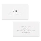 Elegant Professional Simple Monogram Minimalist