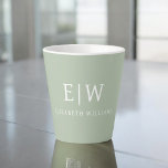 Elegant Professional Simple Monogram Minimalist Latte Mug<br><div class="desc">Introducing our Elegant Professional Simple Monogram Minimalist Collection: Elevate your style with timeless sophistication and understated elegance. Crafted with meticulous attention to detail, this collection features minimalist designs adorned with your personalised monogram. Each piece exudes professionalism and refinement, perfect for making a lasting impression in any setting. From sleek stationery...</div>