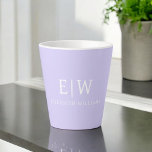 Elegant Professional Simple Monogram Minimalist Latte Mug<br><div class="desc">Introducing our Elegant Professional Simple Monogram Minimalist Collection: Elevate your style with timeless sophistication and understated elegance. Crafted with meticulous attention to detail, this collection features minimalist designs adorned with your personalised monogram. Each piece exudes professionalism and refinement, perfect for making a lasting impression in any setting. From sleek stationery...</div>